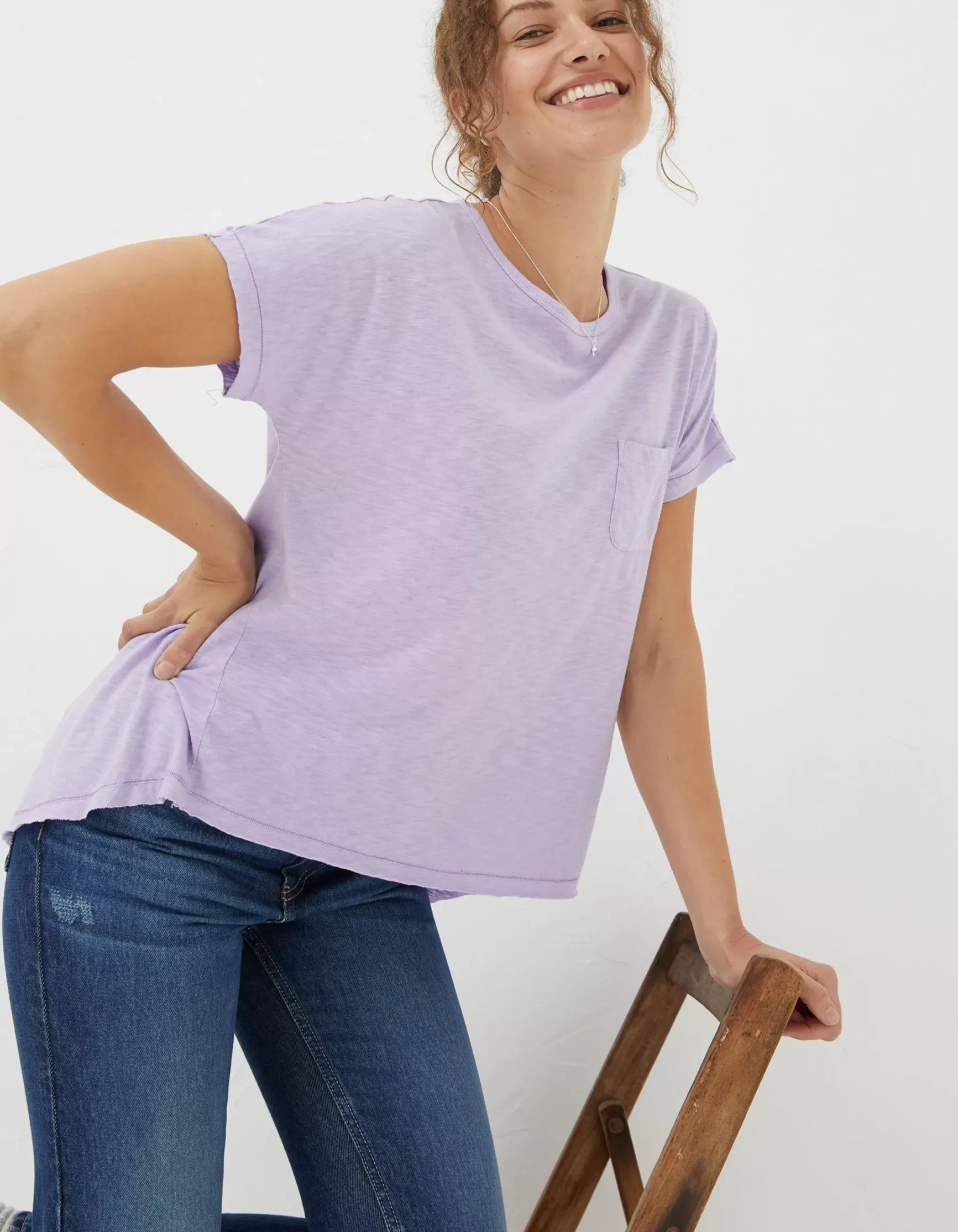 FatFace Gigi Garment Dye T Shirt|Women View All