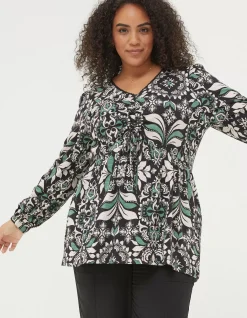 FatFace Gina Mosaic Leaf Tunic|Women View All
