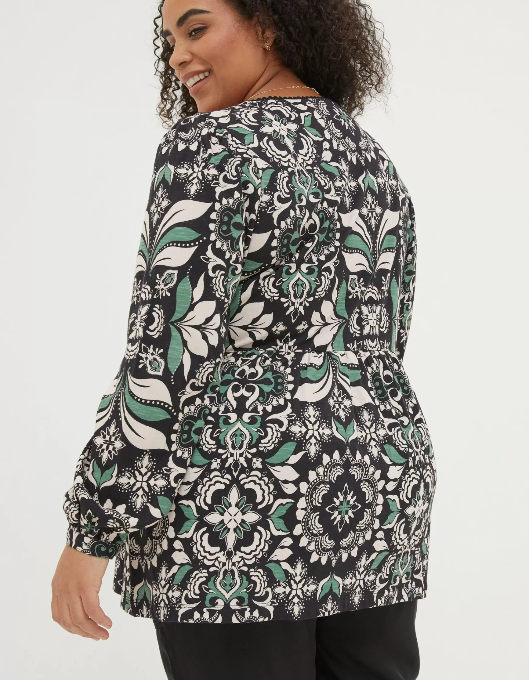FatFace Gina Mosaic Leaf Tunic|Women View All