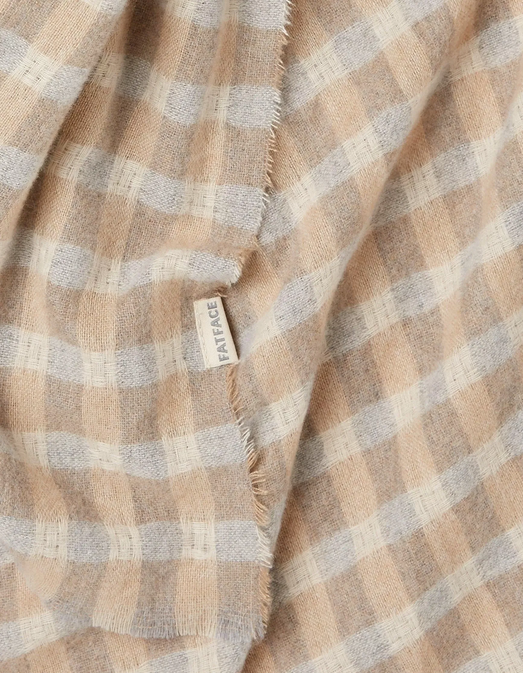 FatFace Gingham Check Scarf|Women View All