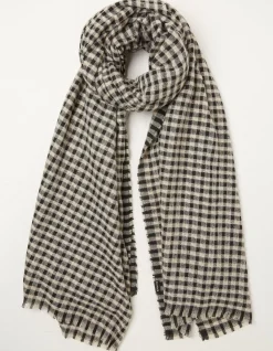 FatFace Gingham Check Scarf|Women View All