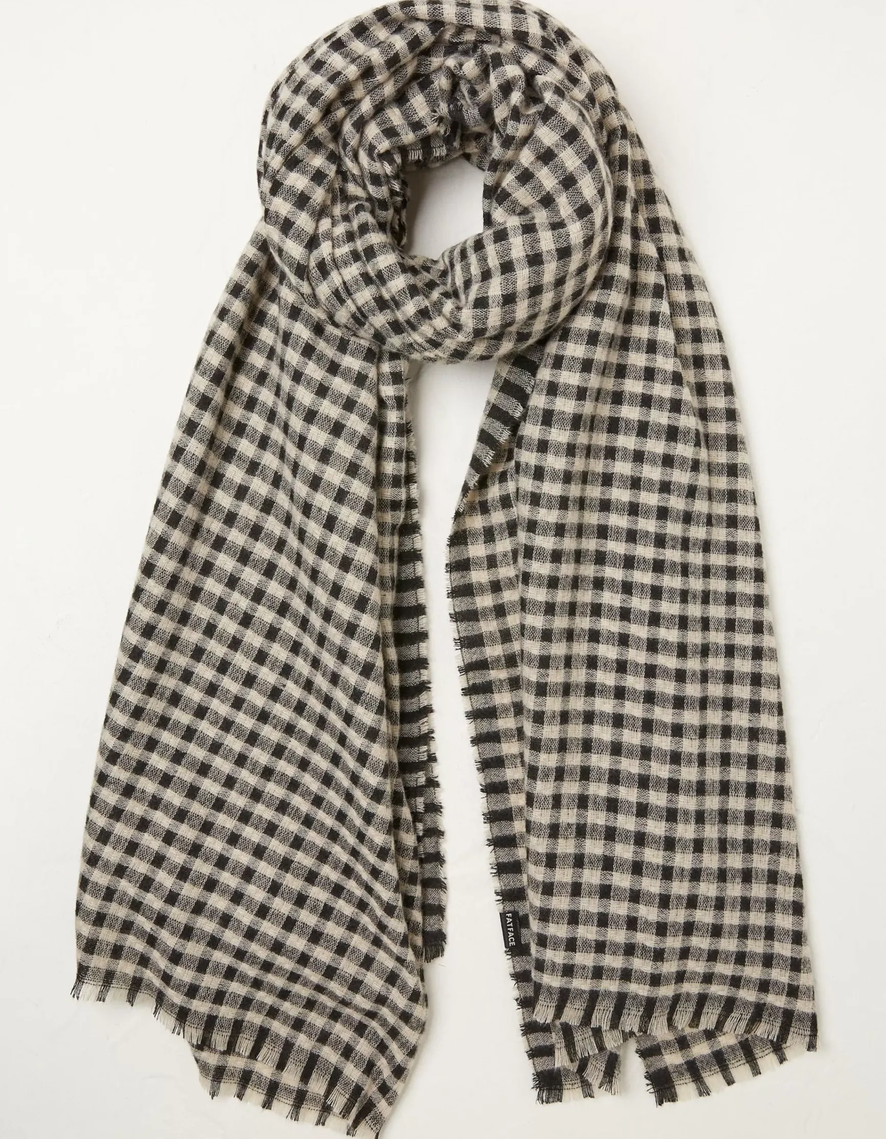 FatFace Gingham Check Scarf|Women View All