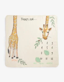 FatFace Giraffe Milestone Blanket|Baby View All