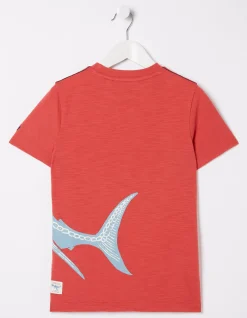 FatFace Glow-In-The-Dark Shark T-Shirt|Boys View All