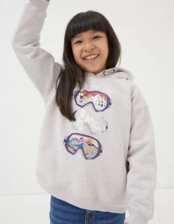 FatFace Goggles Popover Sweat Hoodie|Girls View All