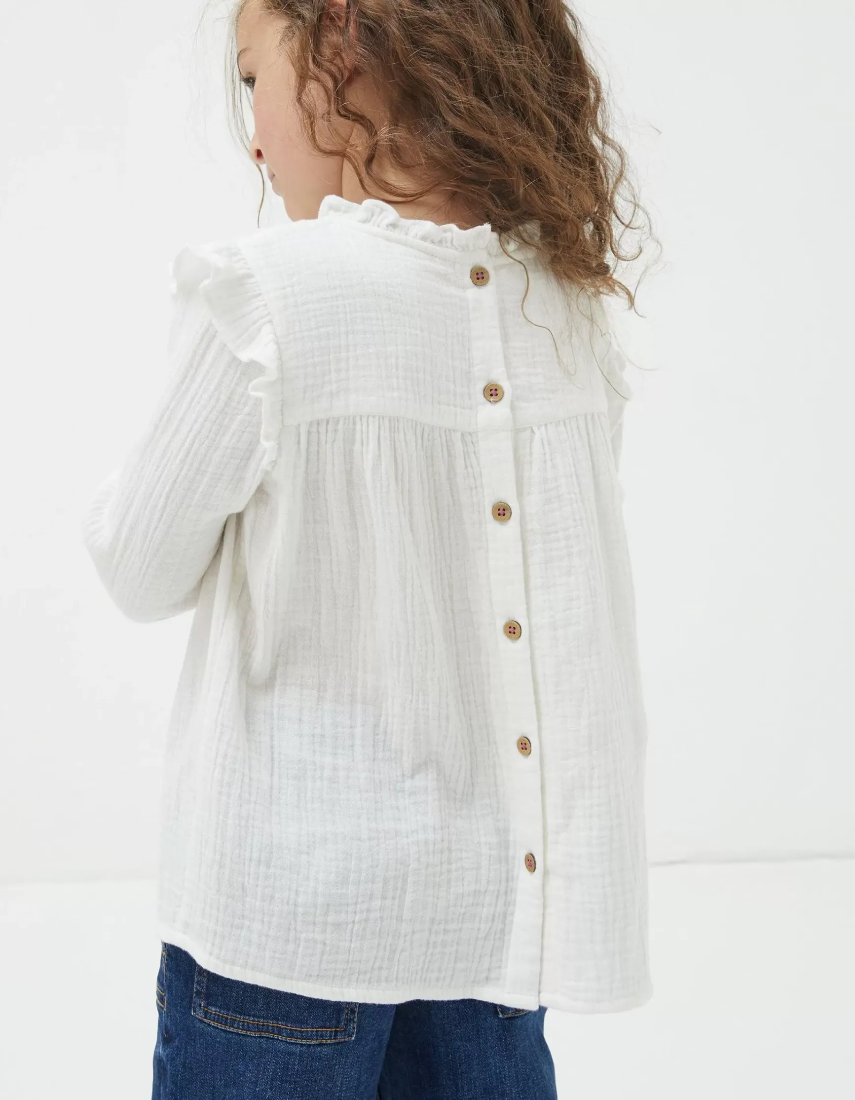 FatFace Grace Frill Blouse|Girls View All