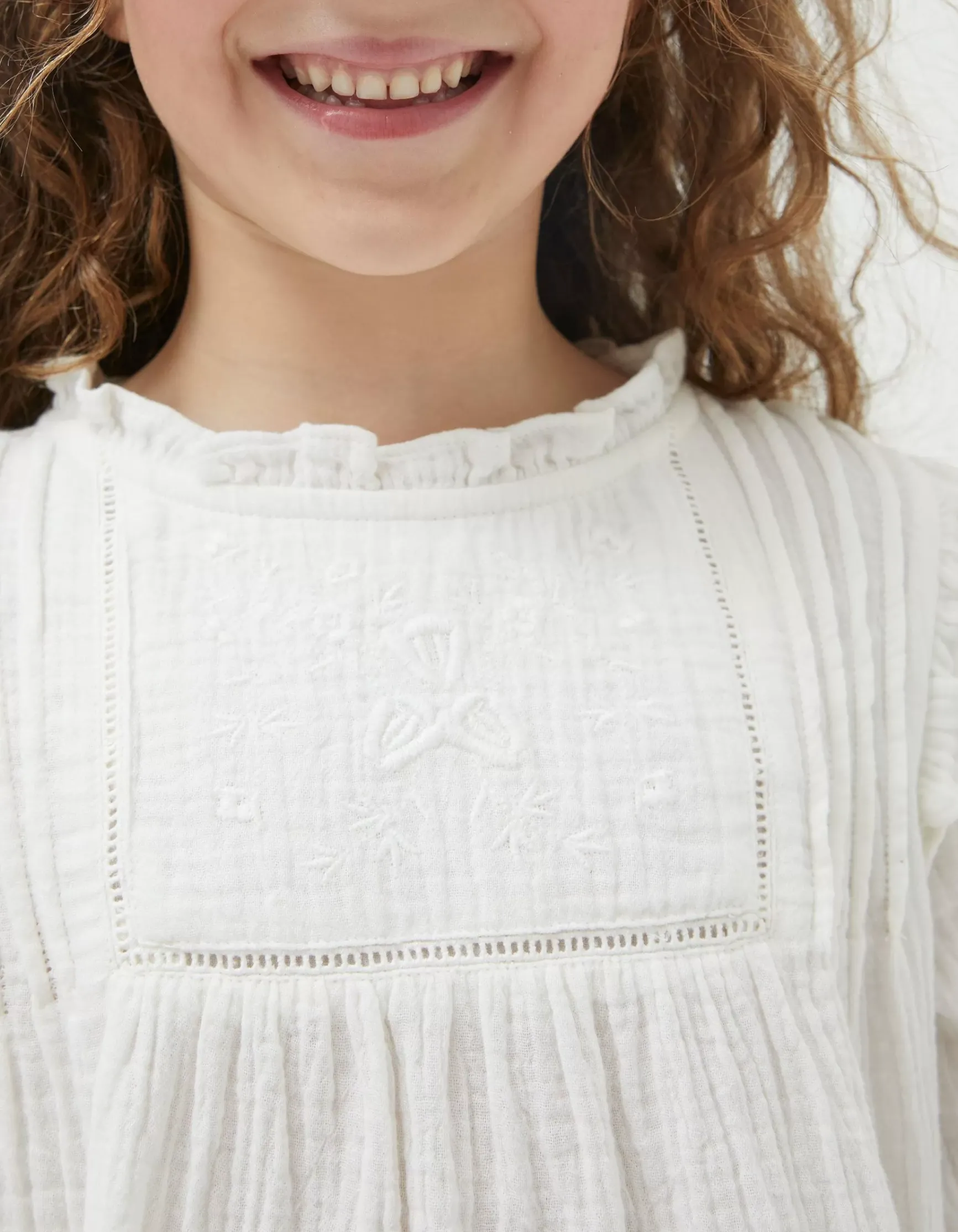 FatFace Grace Frill Blouse|Girls View All