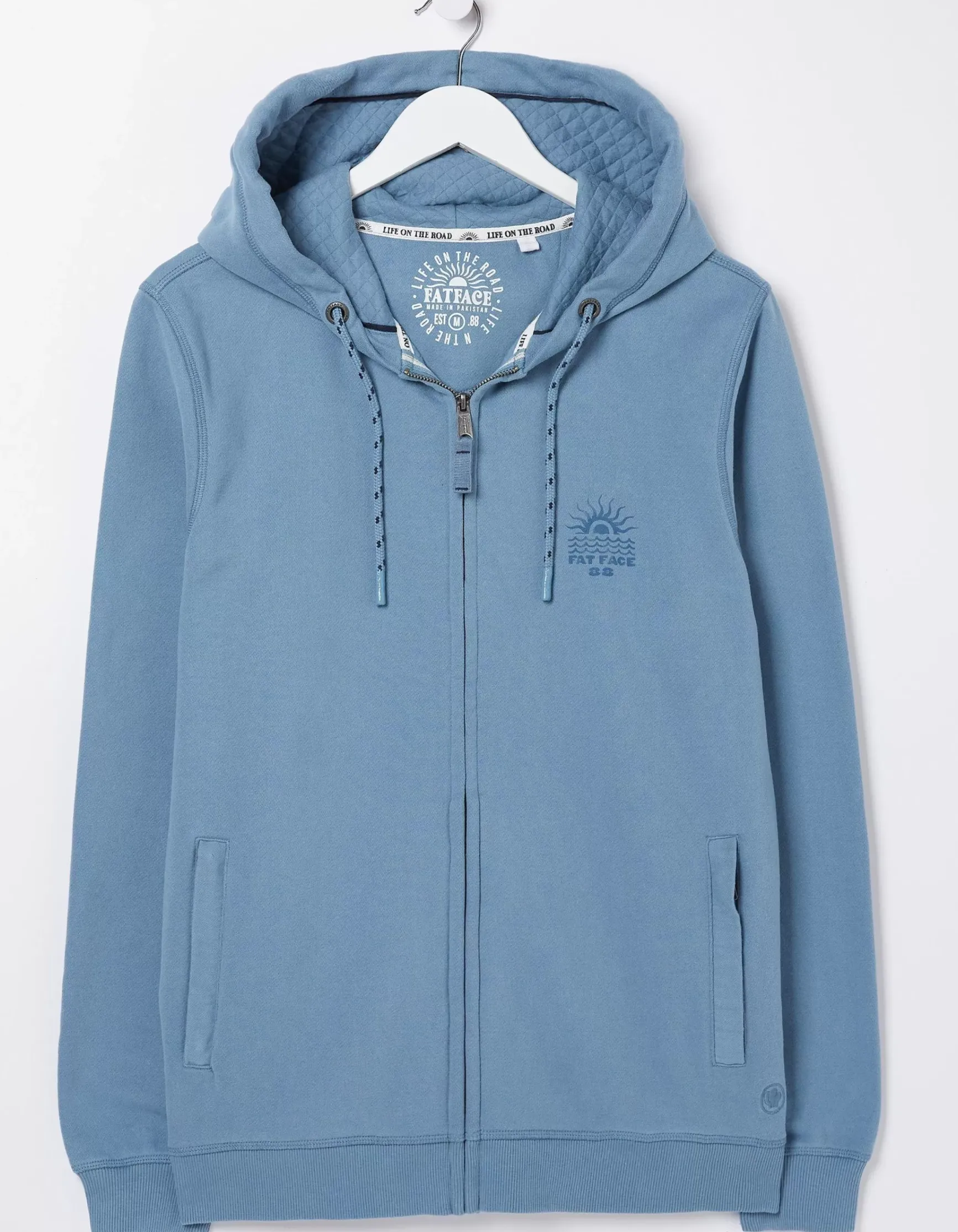 FatFace Graphic Zip Through Hoodie|Men Sweatshirts & Hoodies