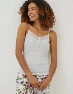FatFace Grey Lace V-Neck Vest|Women View All