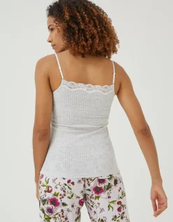 FatFace Grey Lace V-Neck Vest|Women View All