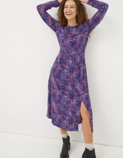 FatFace Haldon Layered Spot Midi Dress|Women Dresses
