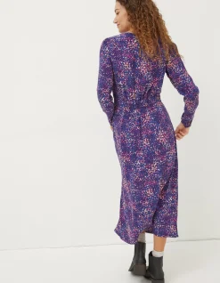 FatFace Haldon Layered Spot Midi Dress|Women Dresses