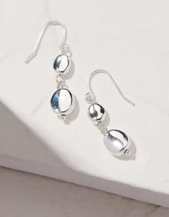 FatFace Hammered Drop Earrings|Women View All