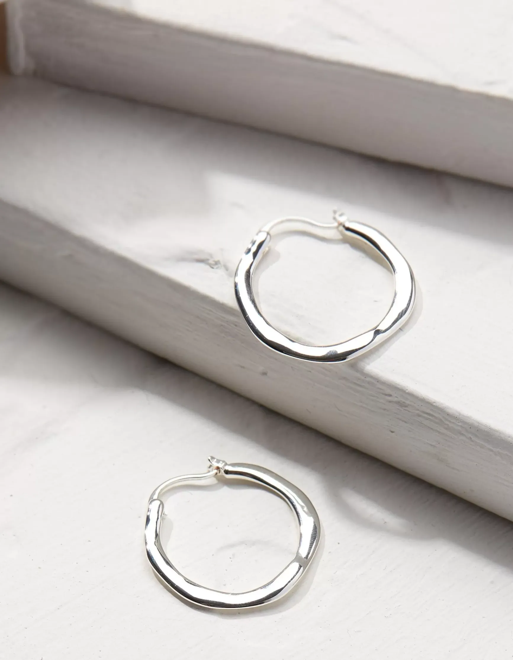 FatFace Hammered Hoops|Women View All
