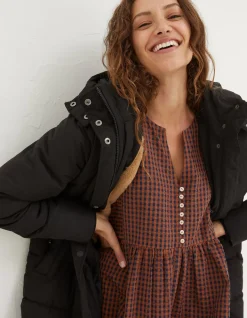 FatFace Harley Long Puffer Coat|Women Coats & Jackets