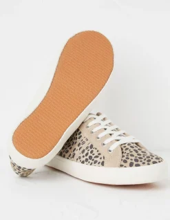FatFace Harlow Animal Print Lace Up Trainers|Women View All