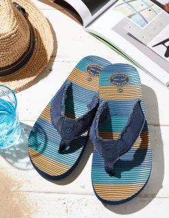 FatFace Harris Stripe Flip Flops|Men View All