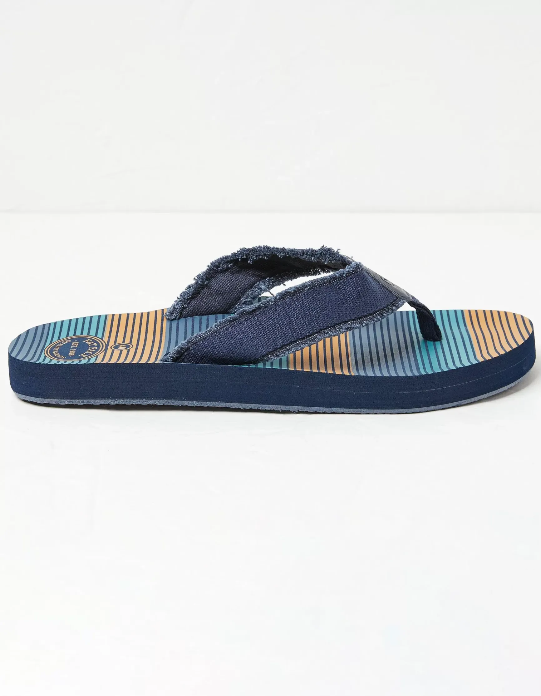 FatFace Harris Stripe Flip Flops|Men View All