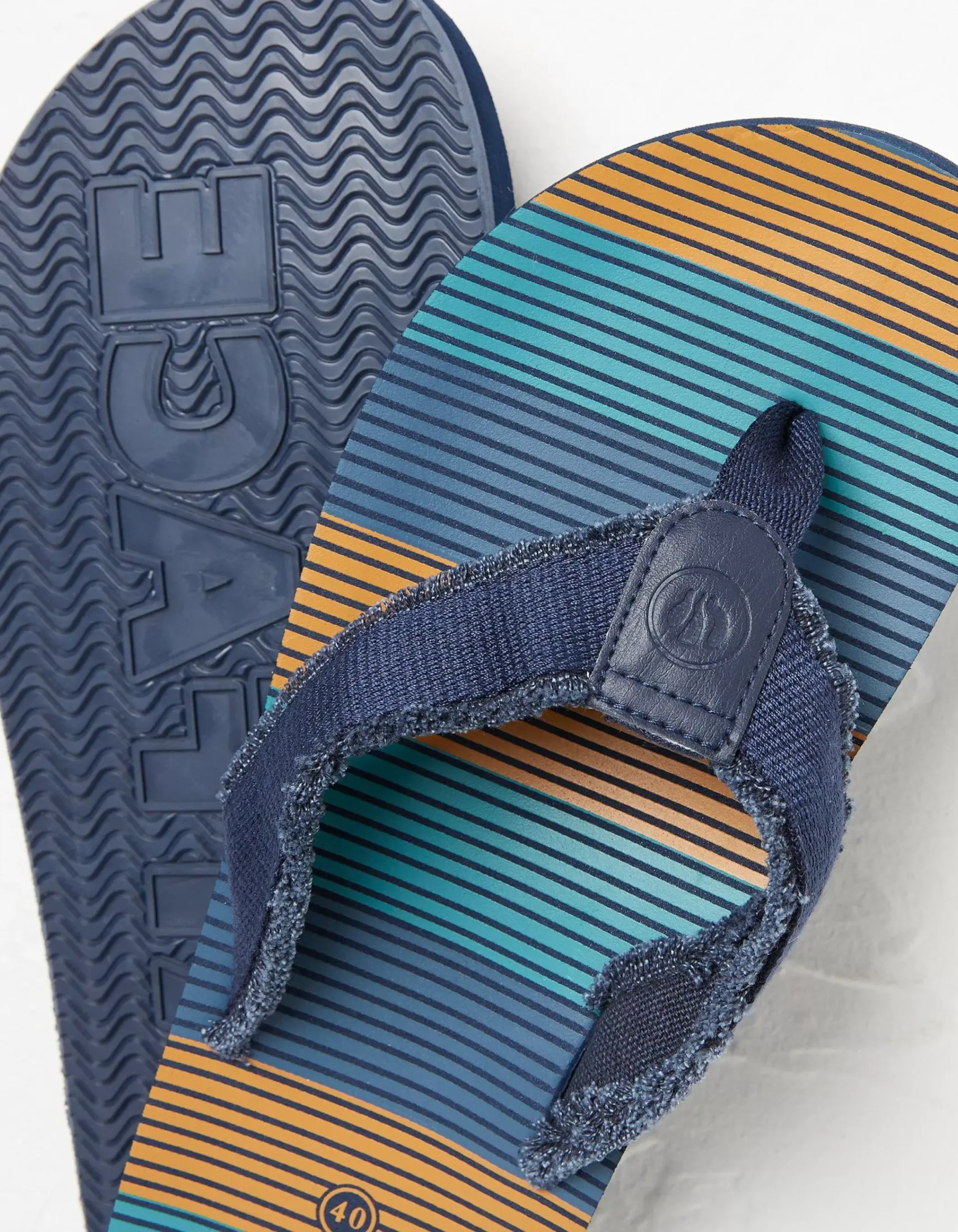 FatFace Harris Stripe Flip Flops|Men View All