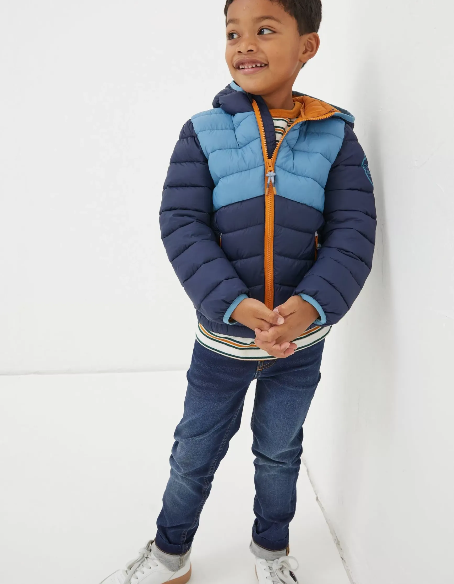 FatFace Harry Colour Block Padded Jacket|Boys View All