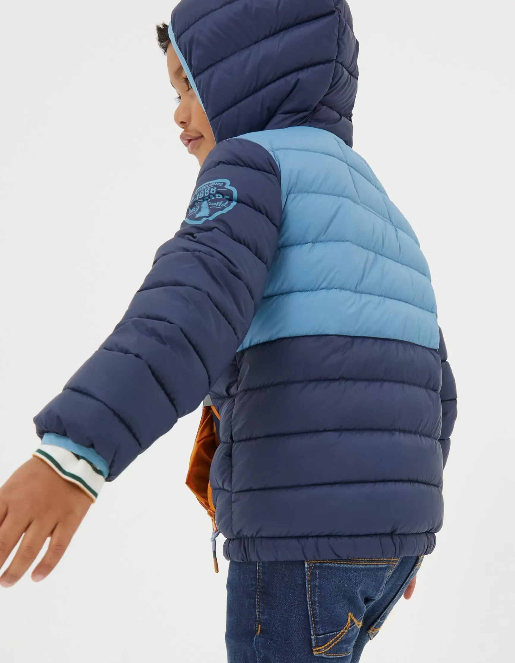FatFace Harry Colour Block Padded Jacket|Boys View All