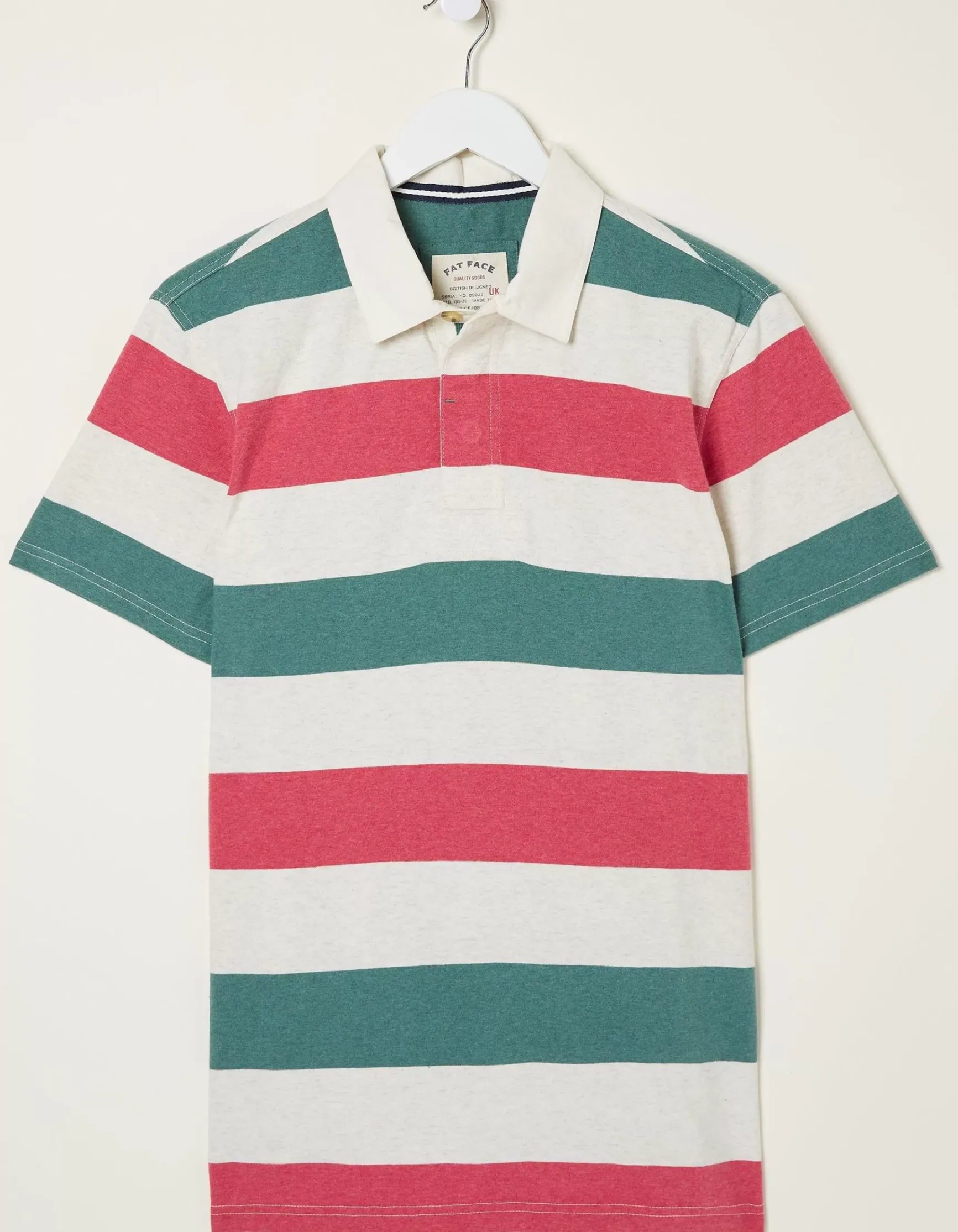 FatFace Hastings Block Stripe Polo|Men T-Shirts