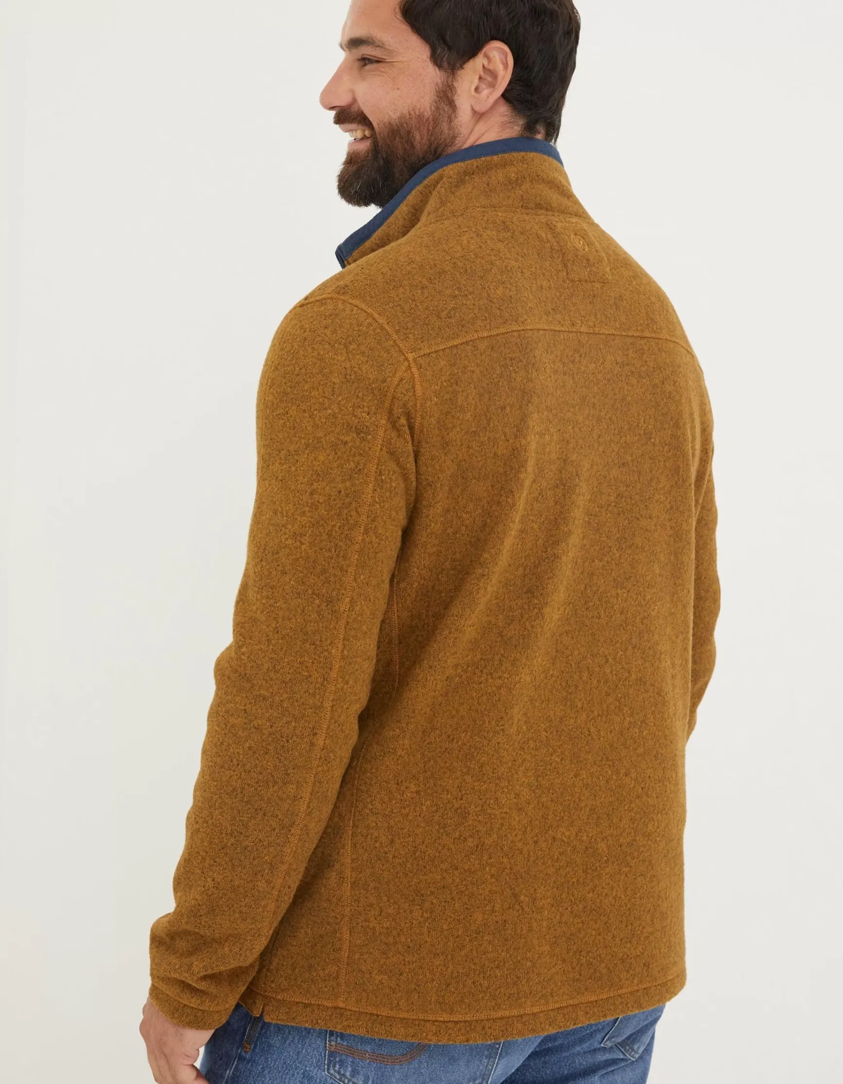 FatFace Haxby Fleece Half Neck Sweatshirt|Men View All