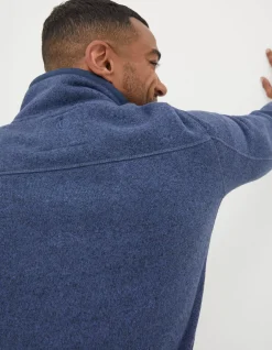FatFace Haxby Fleece Half Neck Sweatshirt|Men Sweatshirts & Hoodies