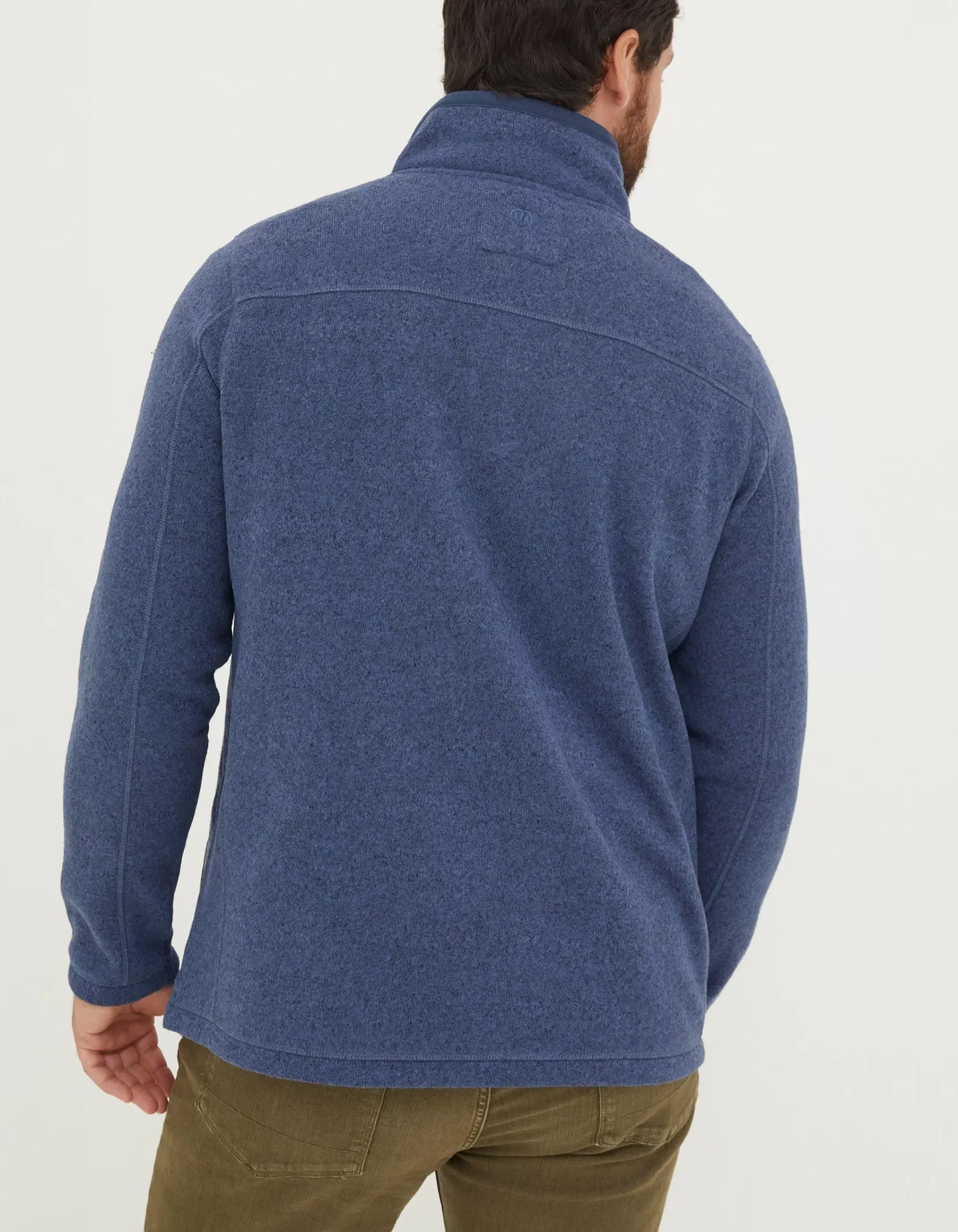 FatFace Haxby Fleece Half Neck Sweatshirt|Men Sweatshirts & Hoodies