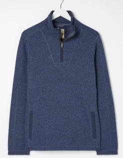 FatFace Haxby Fleece Half Neck Sweatshirt|Men Sweatshirts & Hoodies
