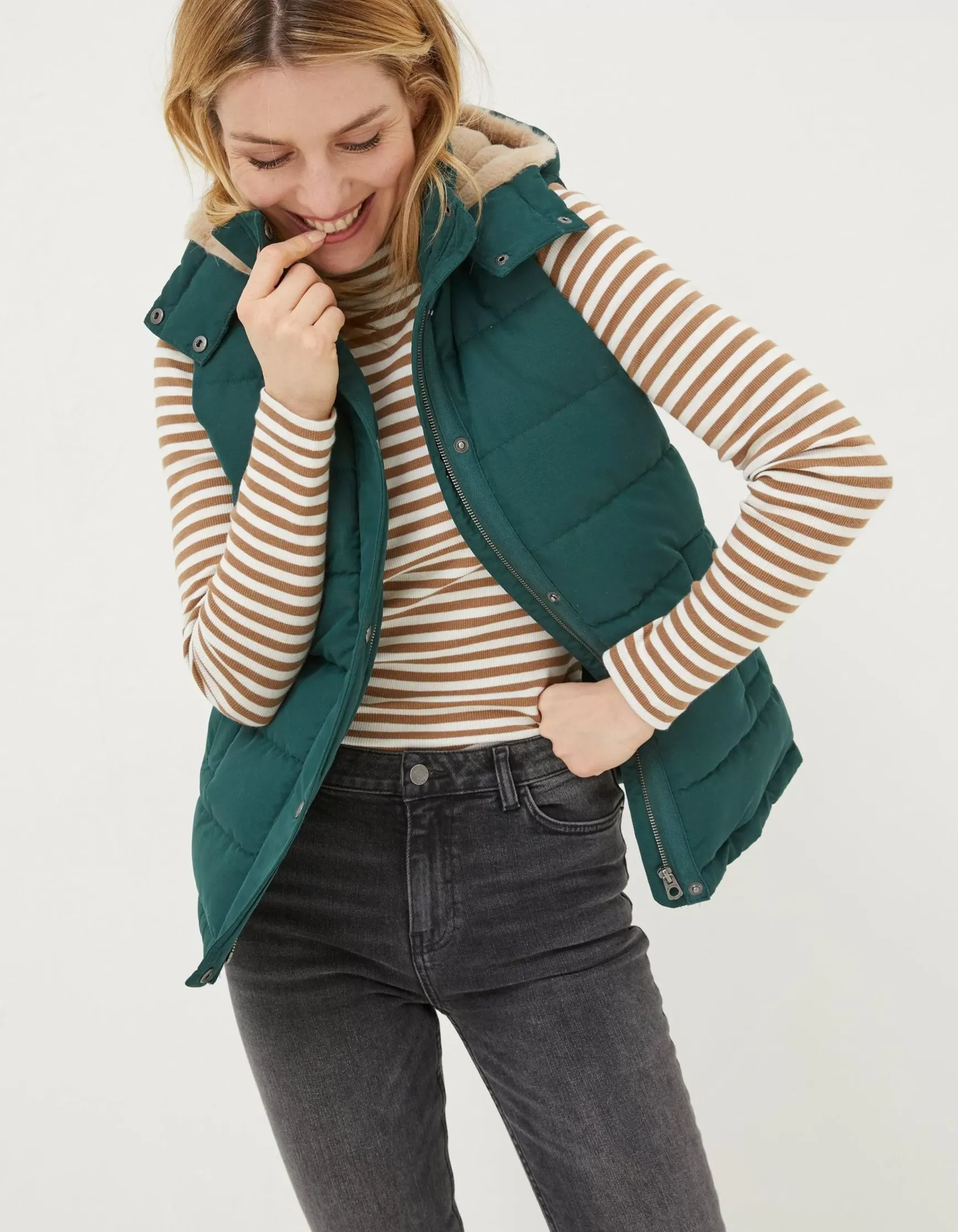 FatFace Hayley Gilet|Women Coats & Jackets