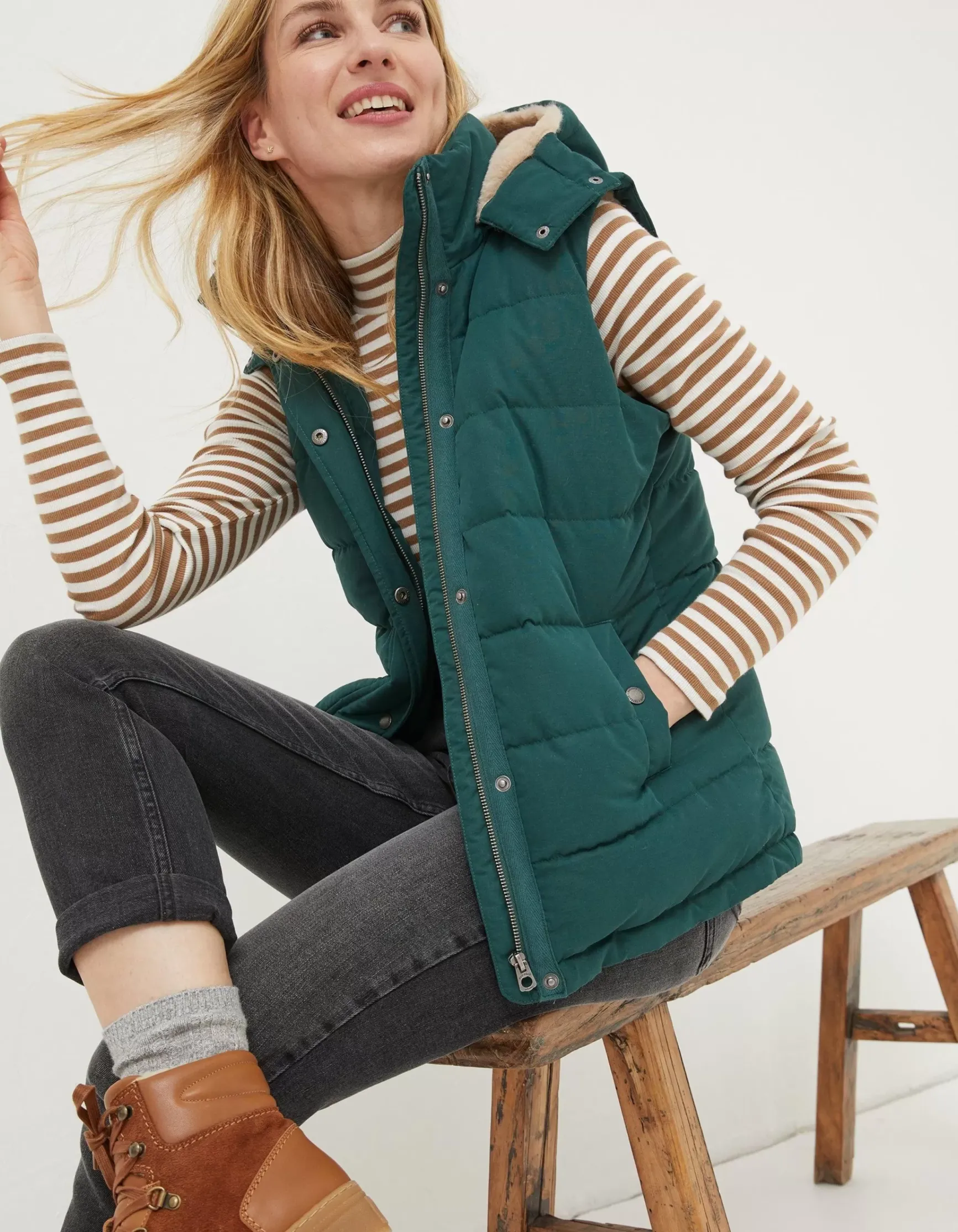 FatFace Hayley Gilet|Women Coats & Jackets