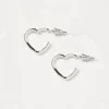 FatFace Heart Hoops|Women View All