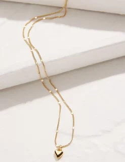 FatFace Heart Necklace|Women View All