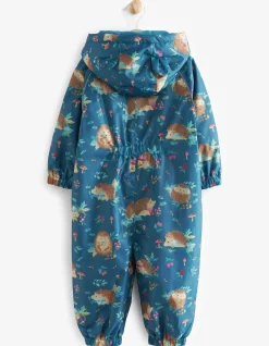 FatFace Hedgehog Print Puddlesuit|Girls View All