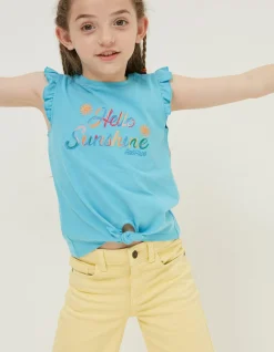 FatFace Hello Sunshine Graphic T Shirt|Girls View All