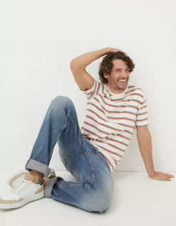FatFace Henford Stripe T-Shirt|Men T-Shirts