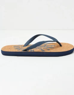 FatFace Henley Cork Logo Flip Flops|Men View All