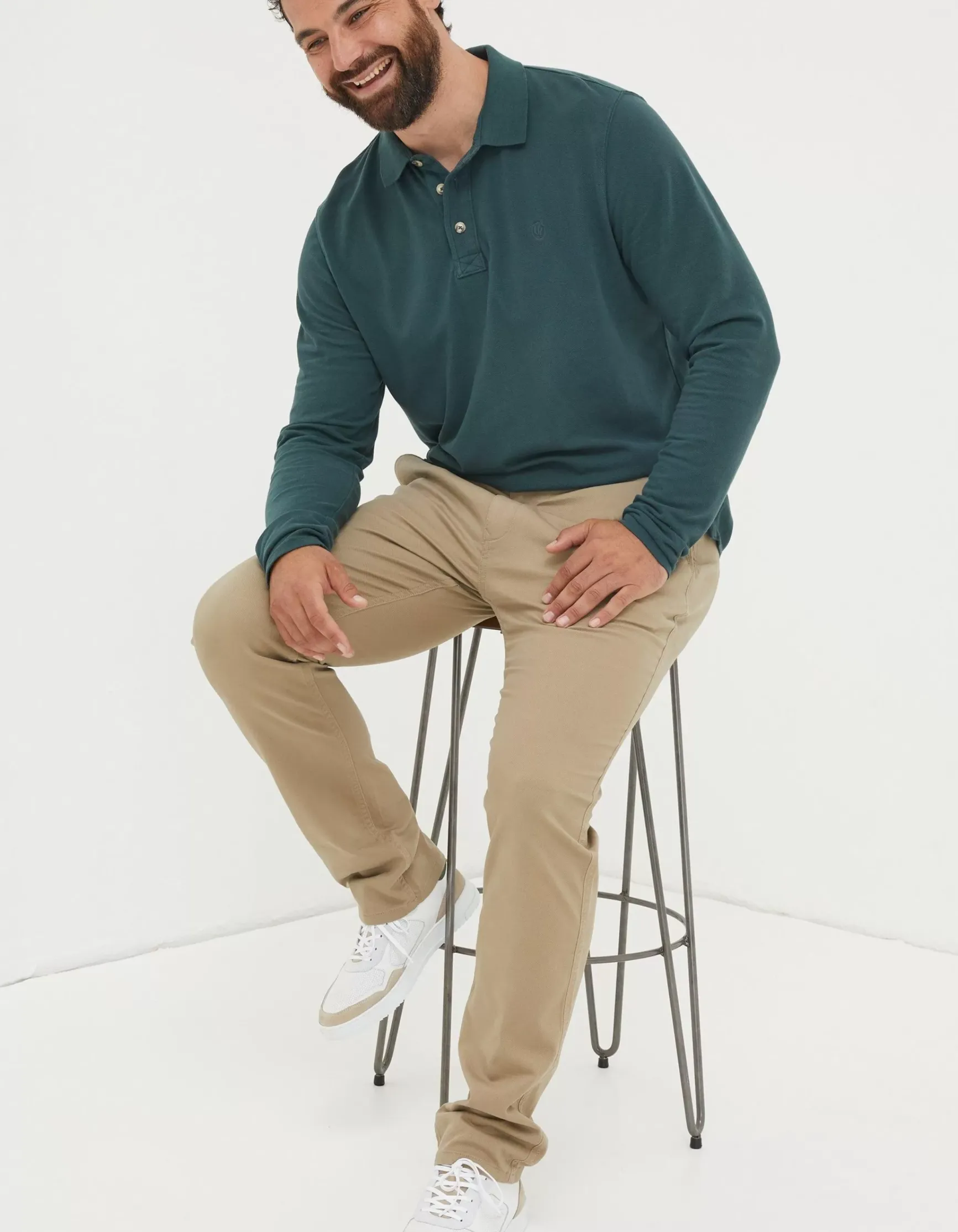 FatFace Heyshott Slim Textured Chinos|Men View All