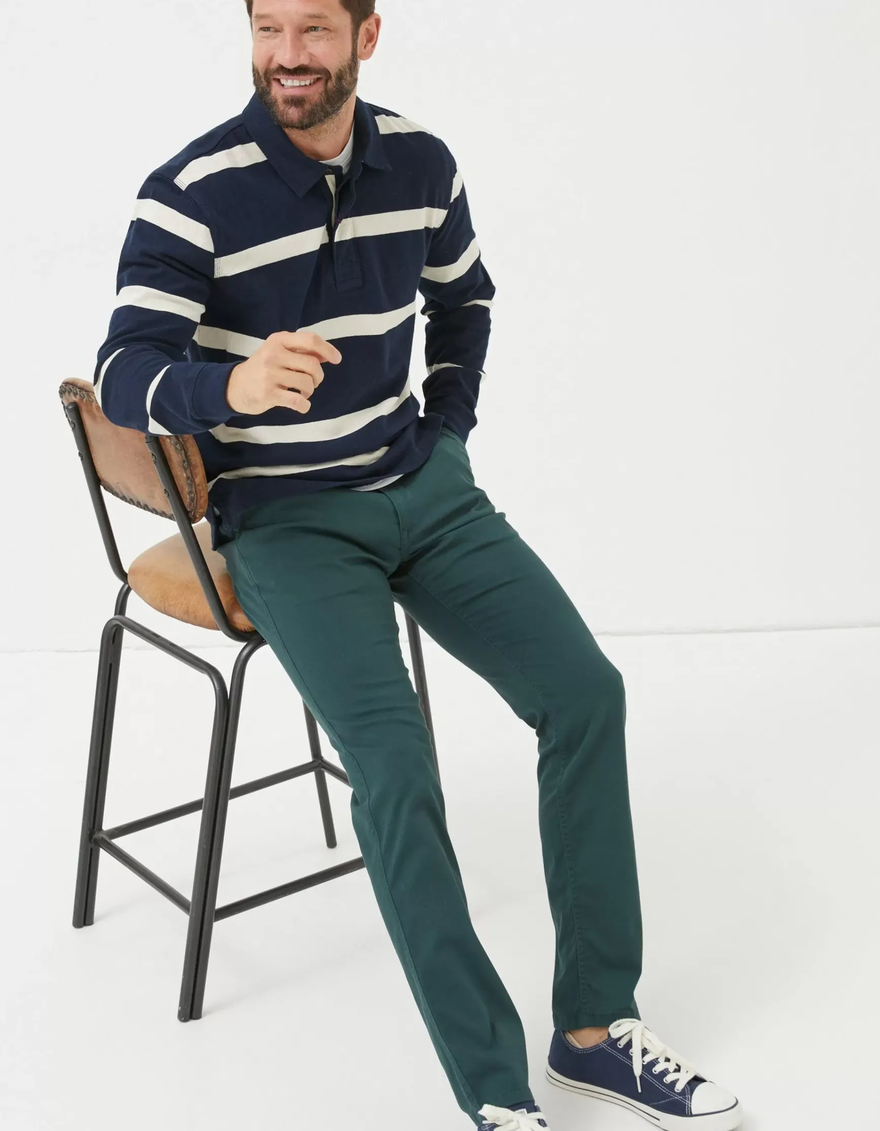 FatFace Heyshott Slim Textured Chinos|Men View All