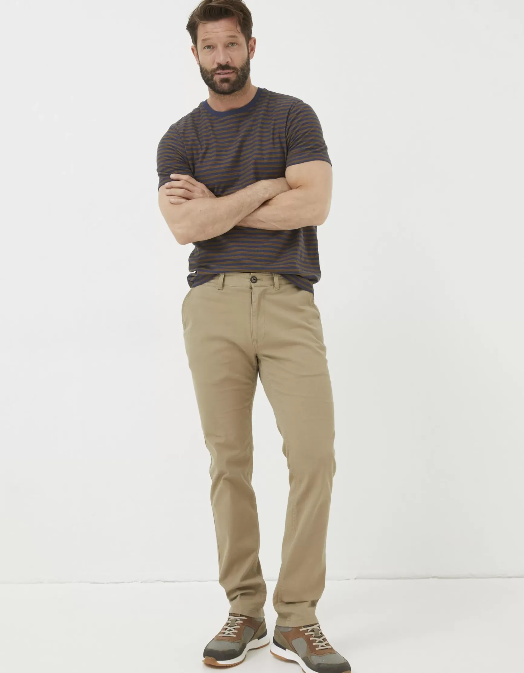 FatFace Heyshott Slim Textured Chinos|Men View All
