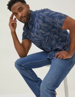 FatFace Hibiscus Print Shirt|Men Shirts