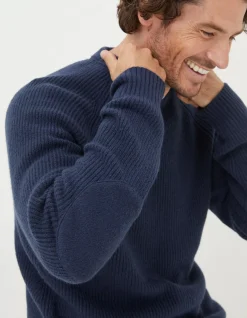 FatFace Hinton Crew Neck Jumper|Men Knitwear