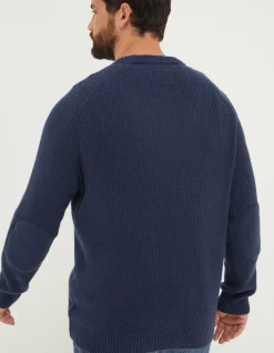 FatFace Hinton Crew Neck Jumper|Men Knitwear