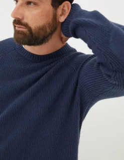 FatFace Hinton Crew Neck Jumper|Men Knitwear