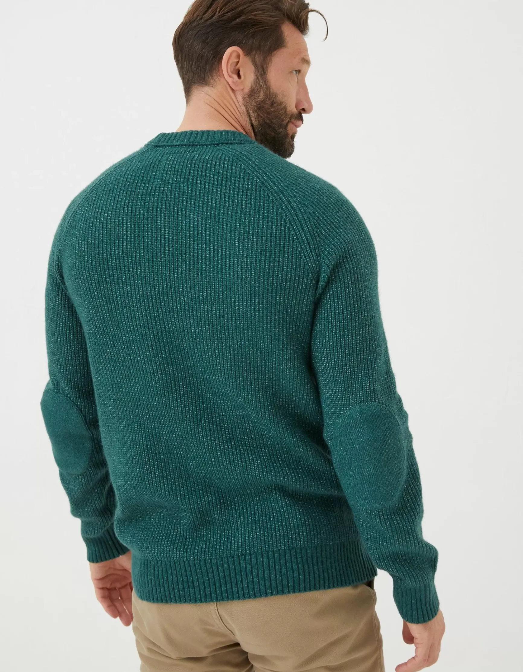 FatFace Hinton Crew Neck Jumper|Men Knitwear