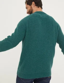 FatFace Hinton Crew Neck Jumper|Men Knitwear