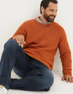 FatFace Hinton Crew Neck Jumper|Men Knitwear