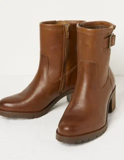 FatFace Hollie Mid Heel Leather Boots|Women View All