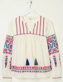 FatFace Ida Embroidered Blouse|Women Shirts & Blouses
